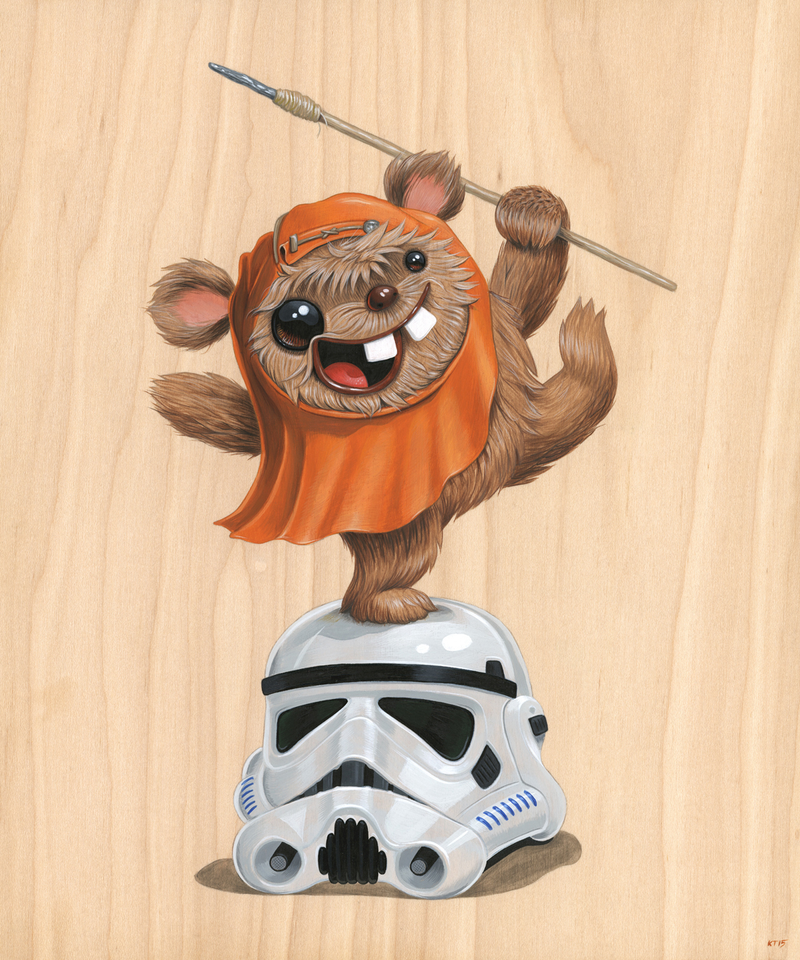 Illustration for article titled These Paintings and Sculptures in the Official Star Wars Art Show Are Insanely Gorgeous